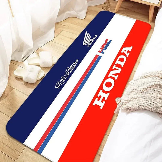 HONDA Motorcycle Carpet Garage Mat Racing Cool Moto Display Motorcycle Display Mat Anti-slip Home Decoration Living Room Rug