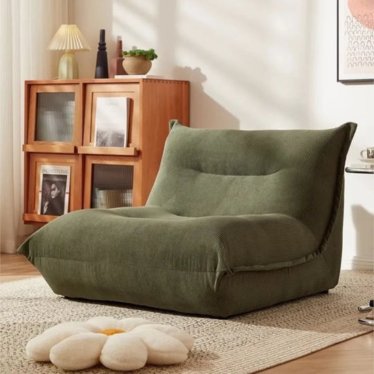 MOMO Lazy Sofa Can Lie Down And Sleep Small Room Balcony Leisure Lounger Internet Celebrity Dumplings Bedroom Single Small Sofa
