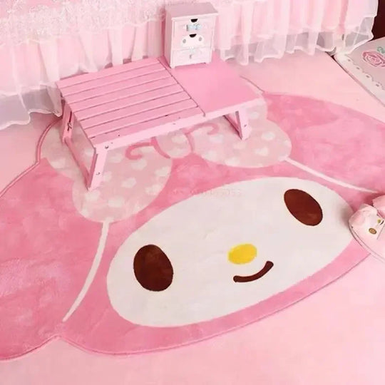 Kawaii Home Soft Fur Rugs Girls Bedroom Living Room