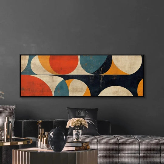 Wide Panoramic Wall Art for Living Room Canvas