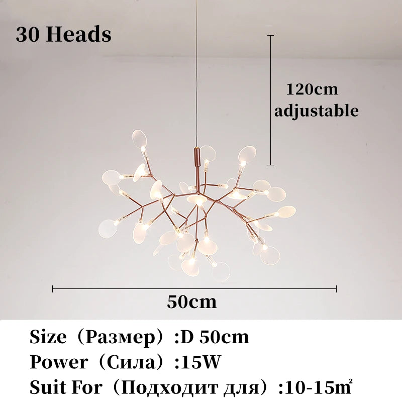Nordic Chandelier Modern Luxury Living Room