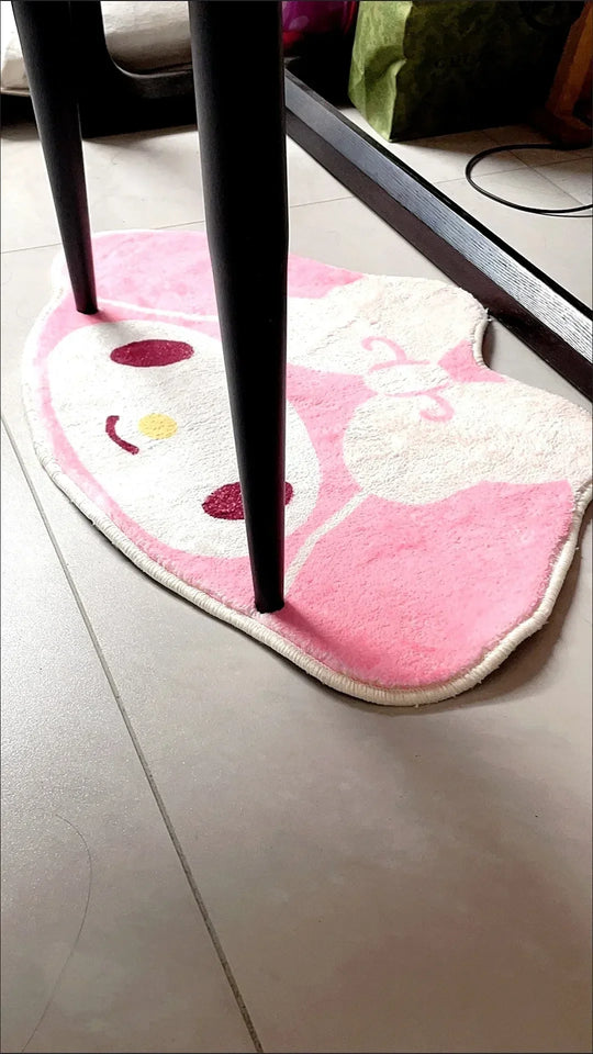 Kawaii Home Soft Fur Rugs Girls Bedroom Living Room