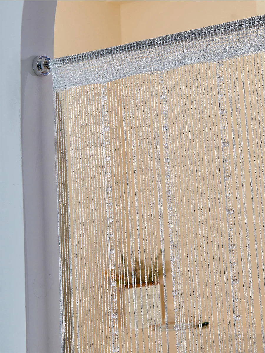 String curtain 1X2 M Tassel fringe door Curtain for white salon and sheer wedding decoration