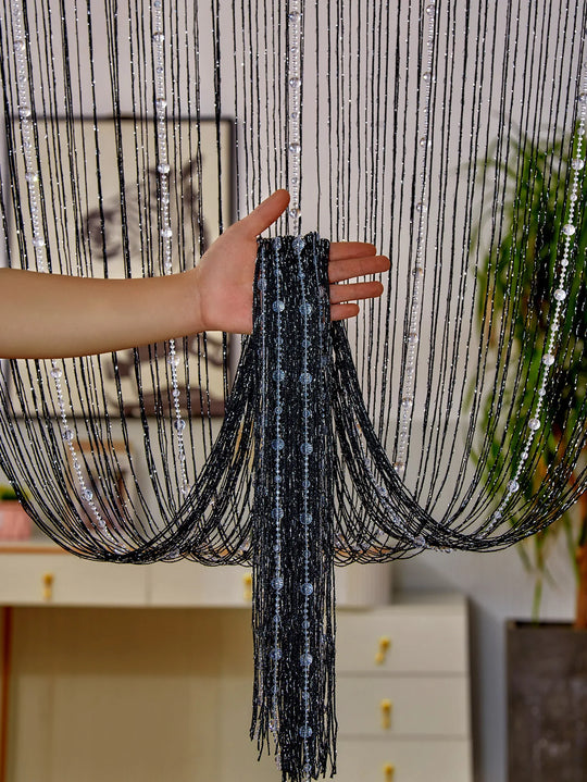String curtain 1X2 M Tassel fringe door Curtain for white salon and sheer wedding decoration