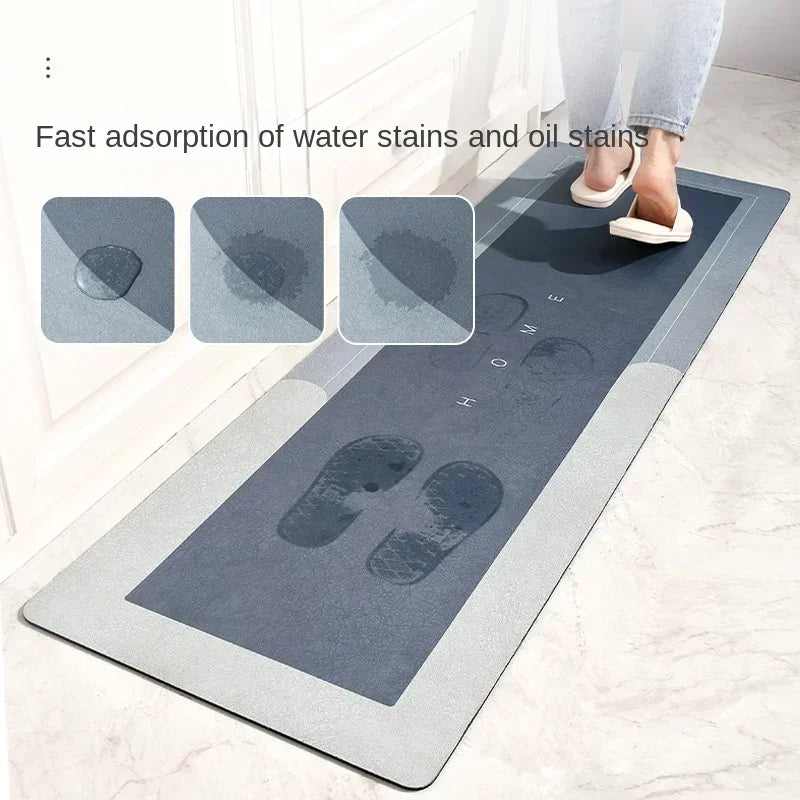 Kitchen Absorbent Mat Non-Skid Waterproof
