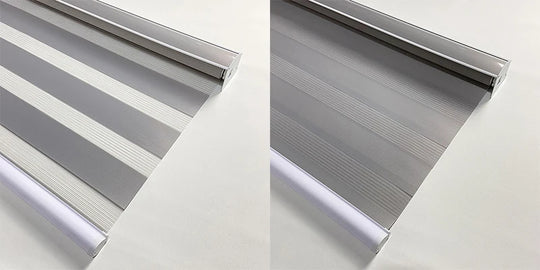 Zebra Roller Blinds Light Filtering Shades Battery Powered Electric