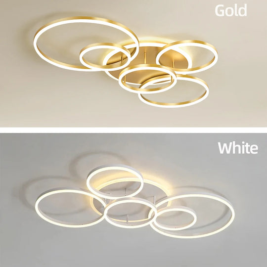 Modern chandelier Led Circle Ring Ceiling Lights For Home