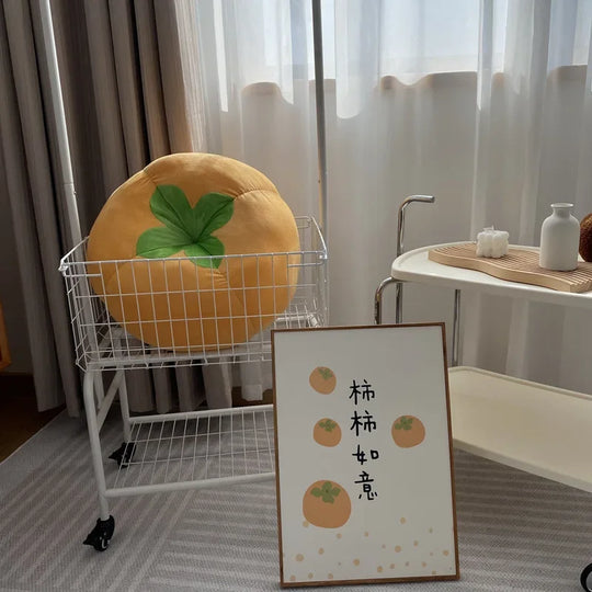 Thickened Cushion with Tomato-Shaped Pillow Vegetable