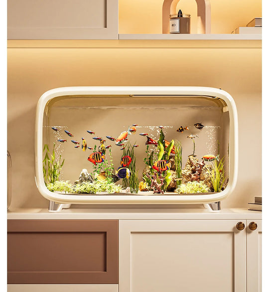 Home Living Room Ornamental Fish Tank Ecological Landscape