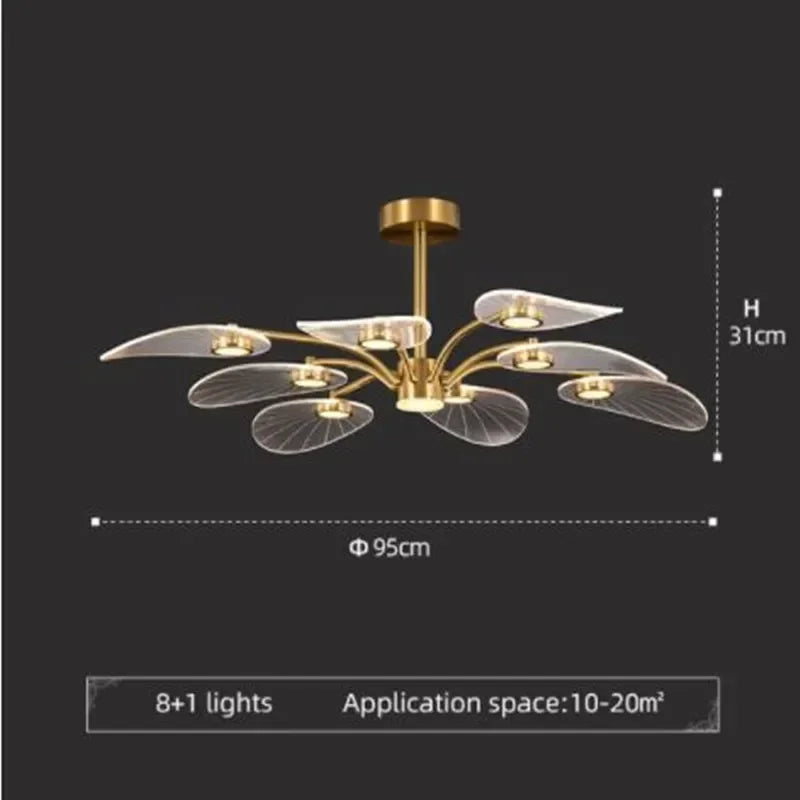 Living Room Ceiling Chandelier Modern Interior Decoration