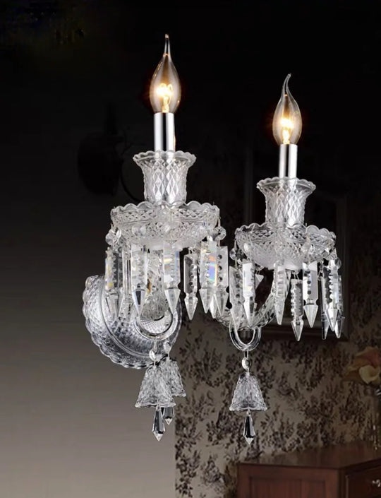 Living Room Chandelier Large Hotel Wedding Luxury Crystal Ceiling