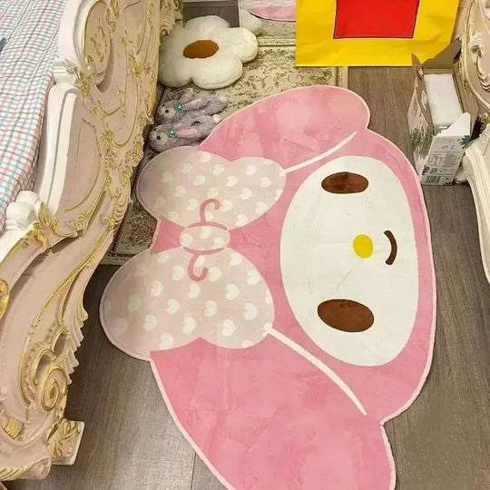 Kawaii Home Soft Fur Rugs Girls Bedroom Living Room