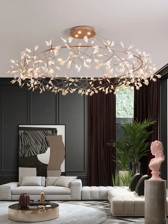 Nordic Chandelier Modern Luxury Living Room