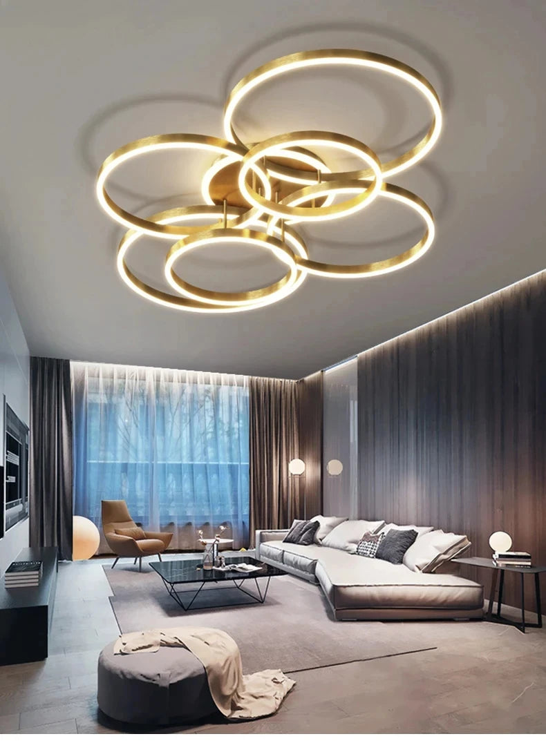 LED Indoor Ceiling Chandelier For Living Room
