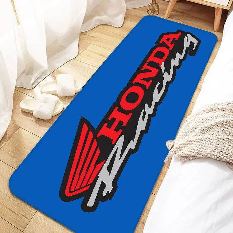 HONDA Motorcycle Carpet Garage Mat Racing Cool Moto Display Motorcycle Display Mat Anti-slip Home Decoration Living Room Rug