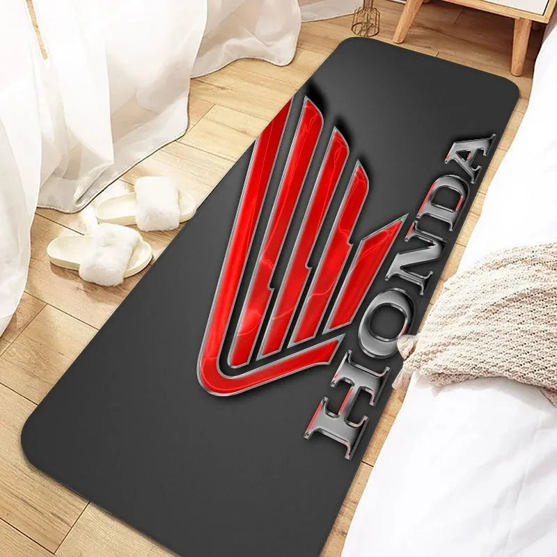 HONDA Motorcycle Carpet Garage Mat Racing Cool Moto Display Motorcycle Display Mat Anti-slip Home Decoration Living Room Rug