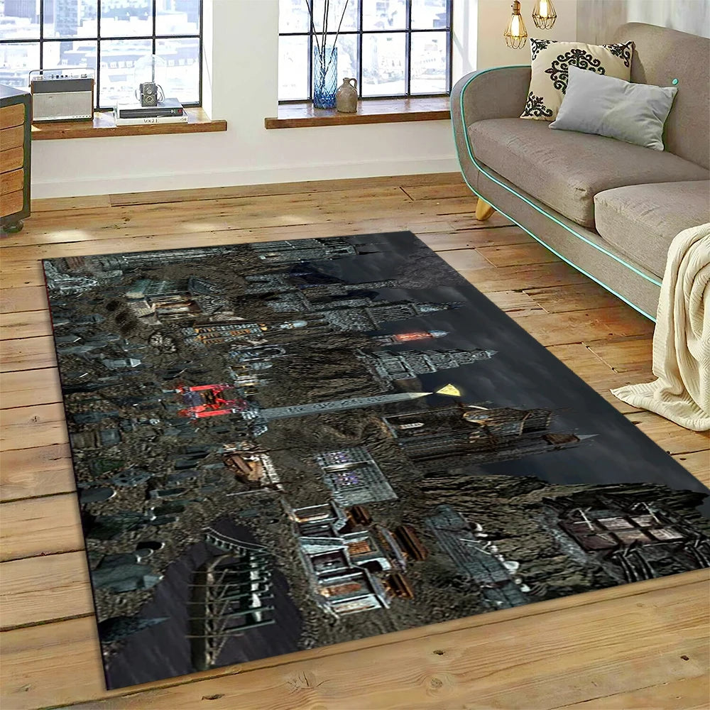 HD Heroes of Might and Magic Retro Games Rug Carpet for Living Room Bedroom Decor,Floor Mat Non-slip Decoration for Sofa Doormat