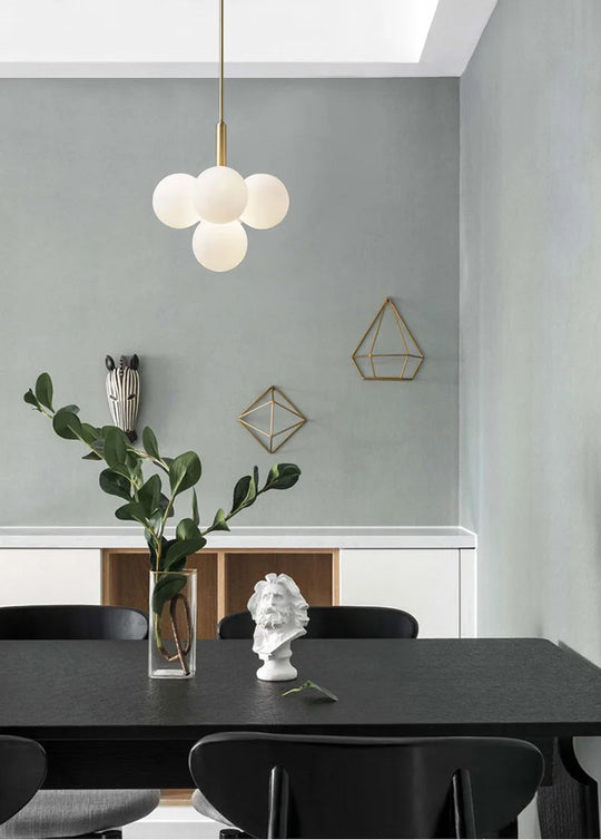 Modern Glass Chandelier Lighting for Living Room
