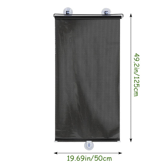 Window Roller Blinds Suction Cup Blackout Drilling Home Decor