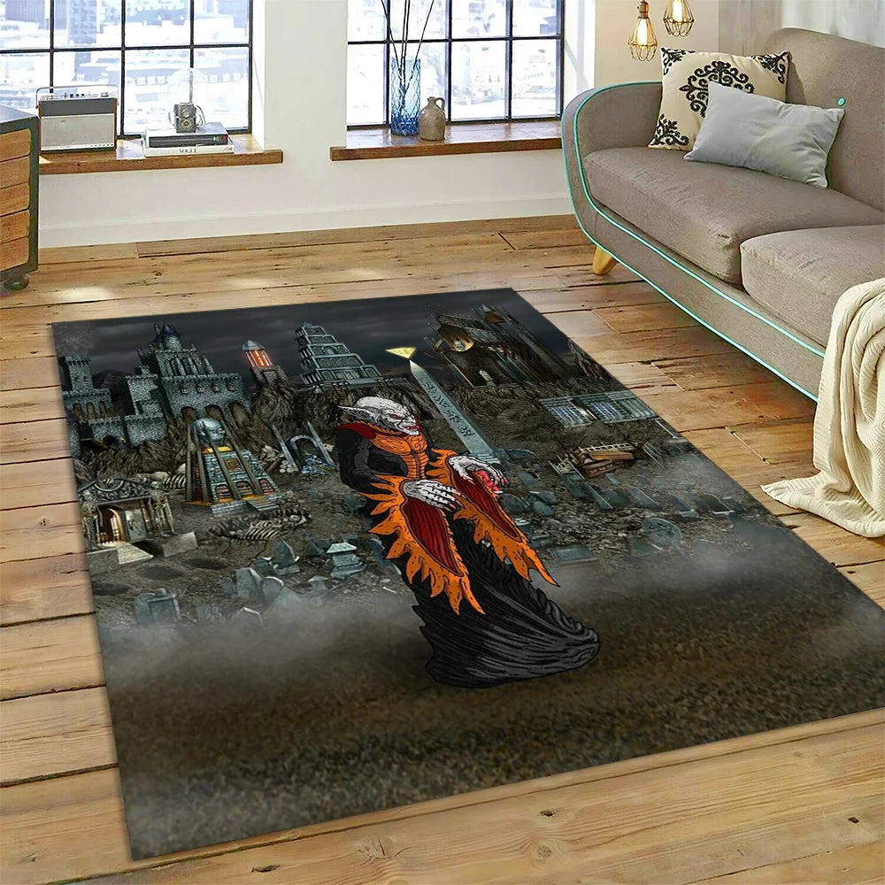 HD Heroes of Might and Magic Retro Games Rug Carpet for Living Room Bedroom Decor,Floor Mat Non-slip Decoration for Sofa Doormat