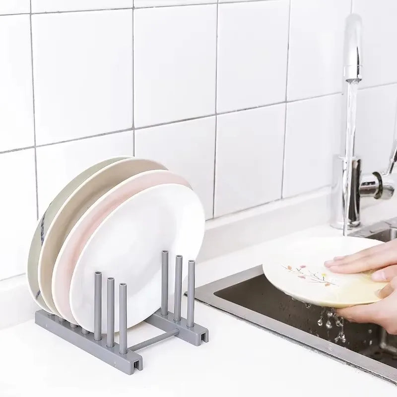 Kitchen Storage Rack Pot Cover Rack Stainless Steel