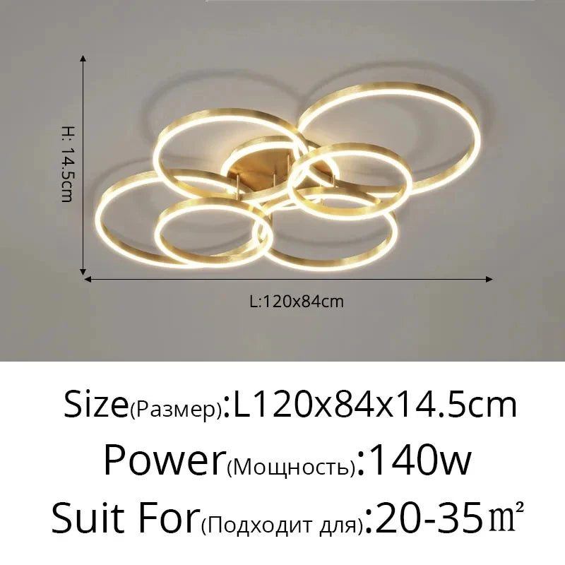 LED Indoor Ceiling Chandelier For Living Room