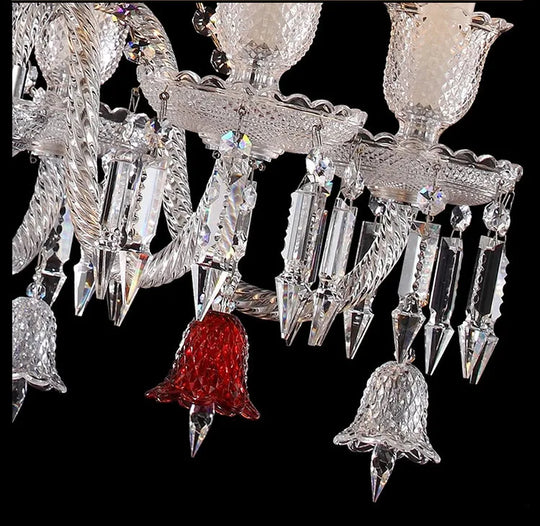 Living Room Chandelier Large Hotel Wedding Luxury Crystal Ceiling