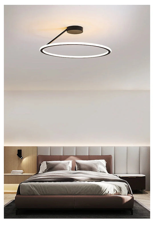 Modern Simple Circle Led Chandelier for Home