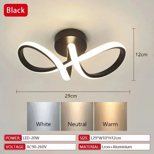 Ceiling Lights Modern Chandelier Three Colors Lamp