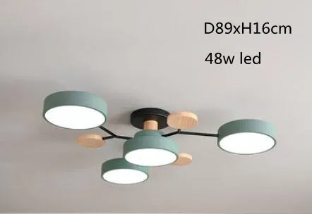 Modern Living Room Ceiling Chandelier Light Three Colors
