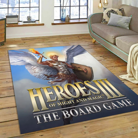 HD Heroes of Might and Magic Retro Games Rug Carpet for Living Room Bedroom Decor,Floor Mat Non-slip Decoration for Sofa Doormat