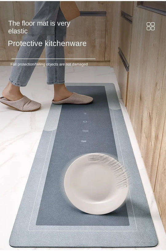 Kitchen Absorbent Mat Non-Skid Waterproof