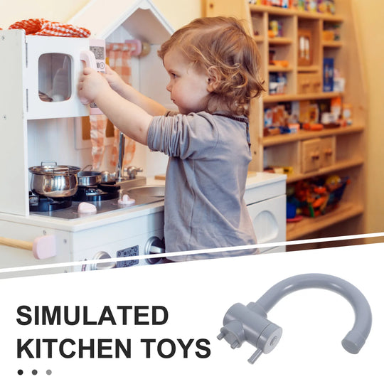 2Pcs Fun Game Faucet Kitchen Sink Toy Accessories