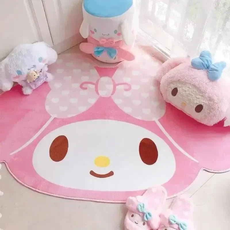 Kawaii Home Soft Fur Rugs Girls Bedroom Living Room