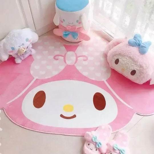 Kawaii Home Soft Fur Rugs Girls Bedroom Living Room