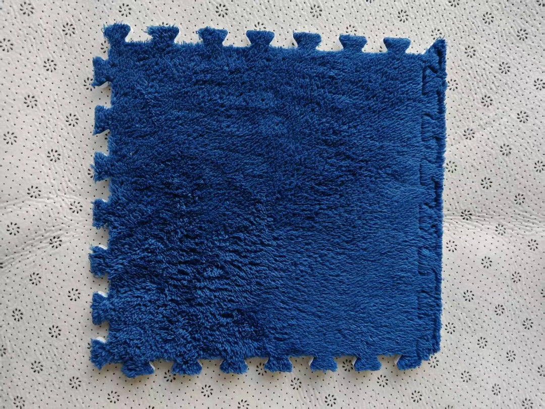 30*30CM Soft Plush Children Kids Rug Play Mat Puzzle Carpet Warm Playmat Interlocking Exercise Tiles Floor Carpet Decoration Mat