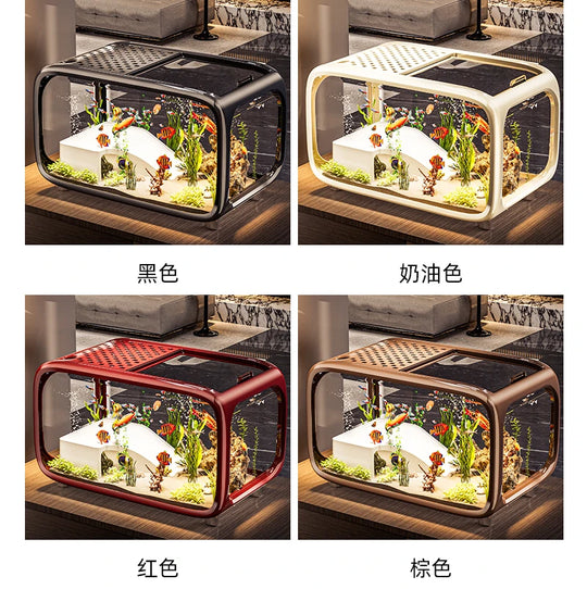 Home Living Room Ornamental Fish Tank Ecological Landscape