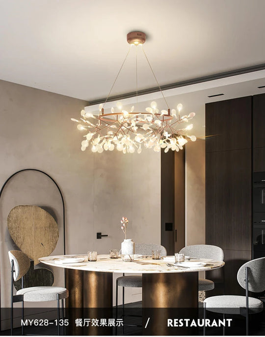 Nordic Chandelier Modern Luxury Living Room