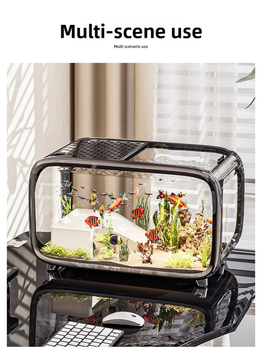 Home Living Room Ornamental Fish Tank Ecological Landscape