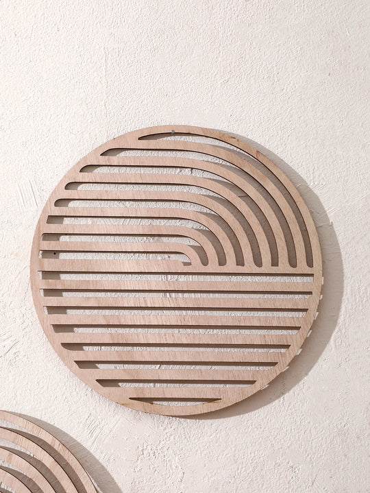Natural Wooden Wall Hanging Wall Art Decor