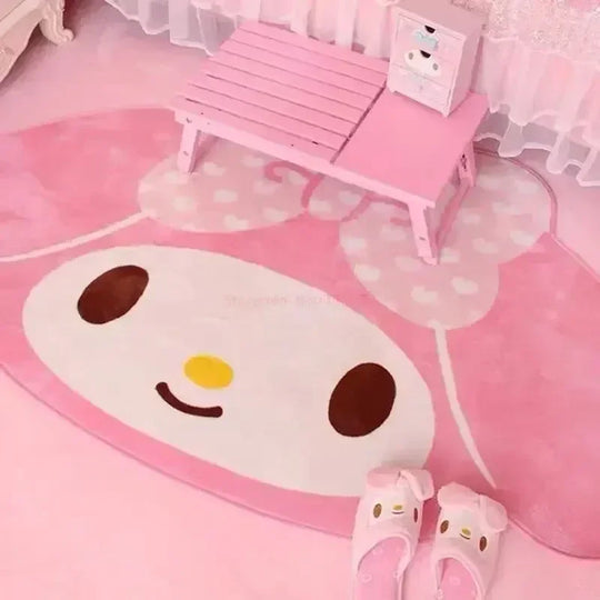 Kawaii Home Soft Fur Rugs Girls Bedroom Living Room