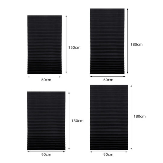 Self-adhesive Bathroom Shower Curtain Pleated Roller Blinds