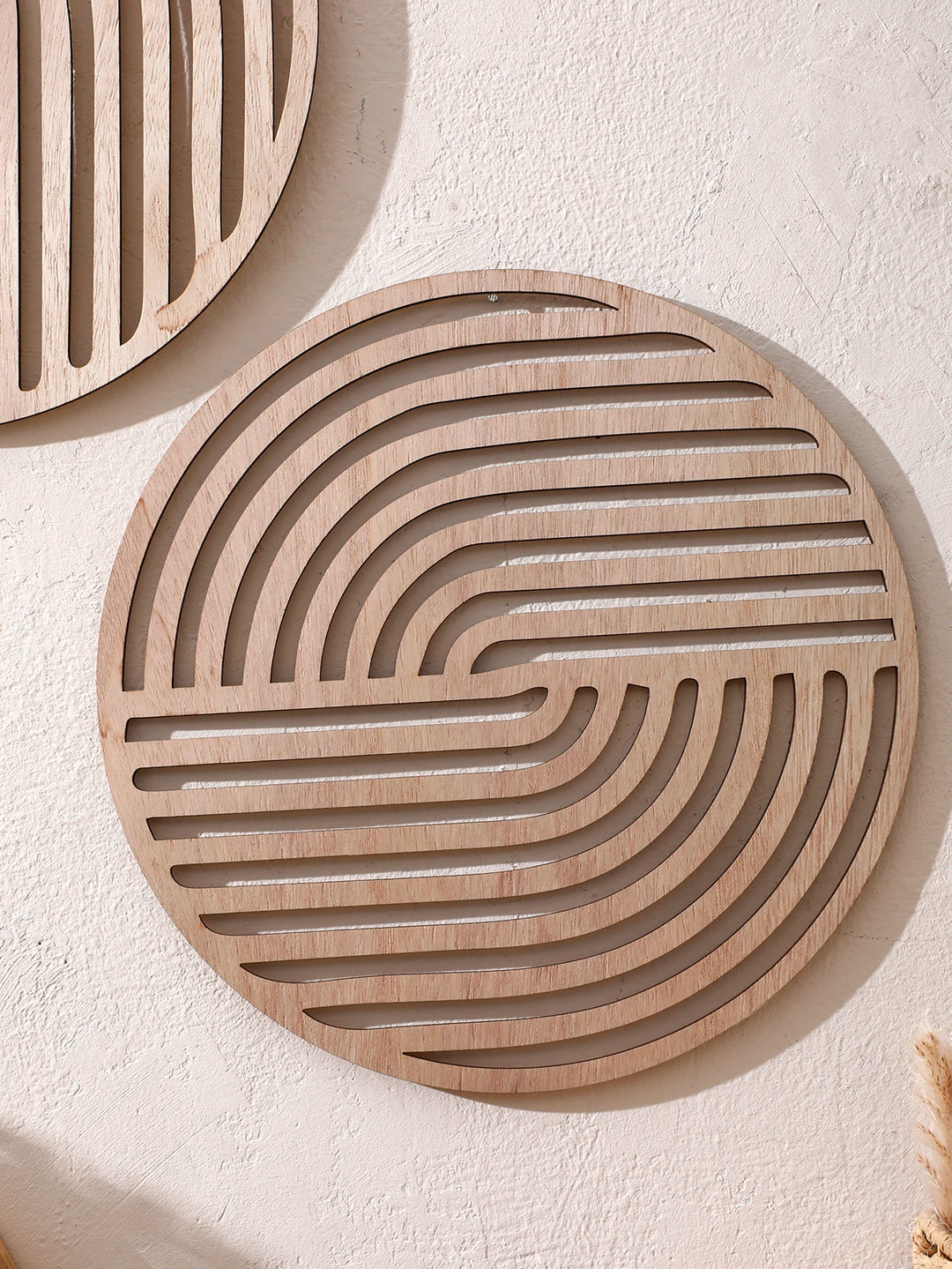 Natural Wooden Wall Hanging Wall Art Decor