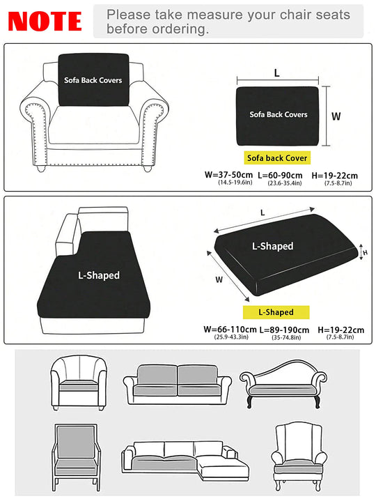 1pc  Solid Milk Silk Elastic Sofa Cover,