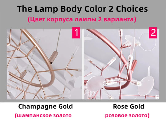 Nordic Chandelier Modern Luxury Living Room