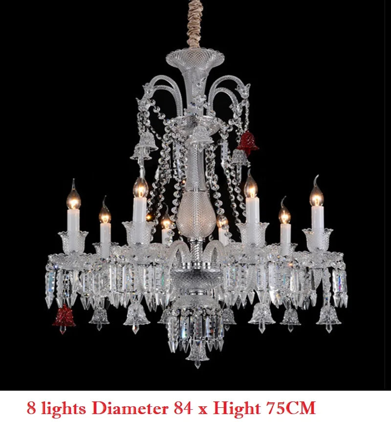 Living Room Chandelier Large Hotel Wedding Luxury Crystal Ceiling