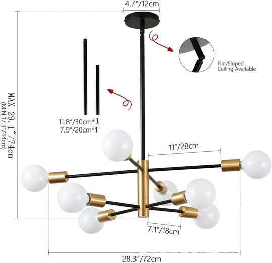 Household Living Room Chandelier Light