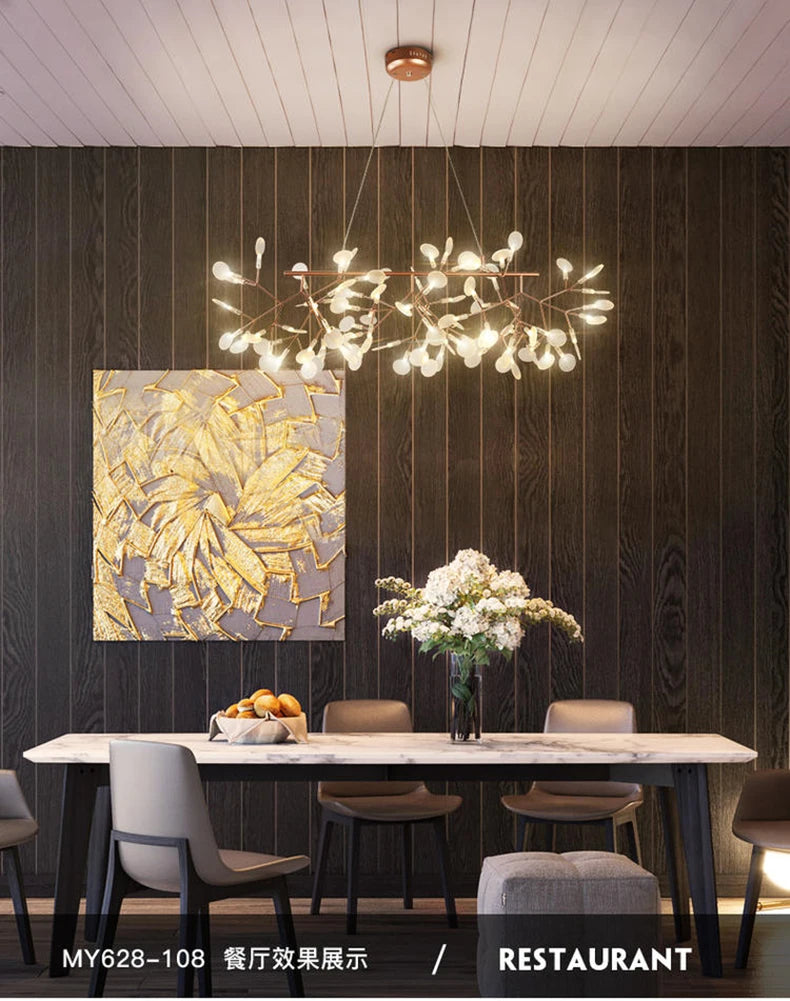 Nordic Chandelier Modern Luxury Living Room