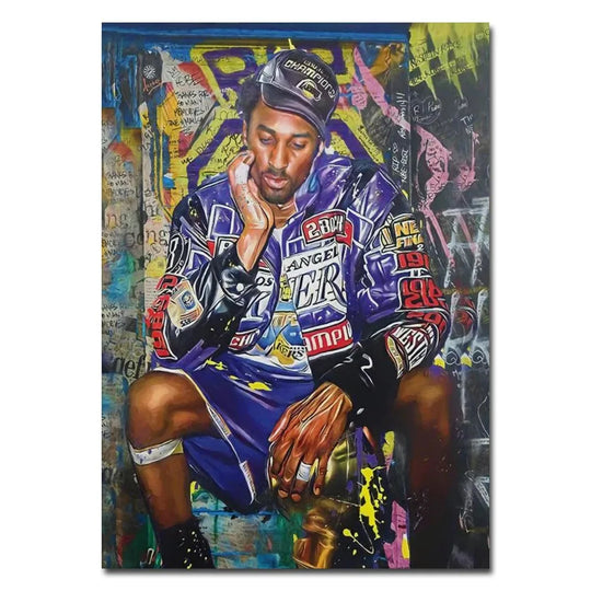 Famous Basketball Stars Wall Art Poster