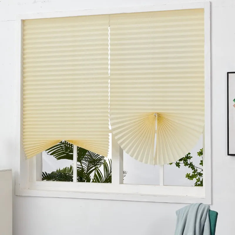 Blind for Window Self Adhesive Pleated Blinds Cordless